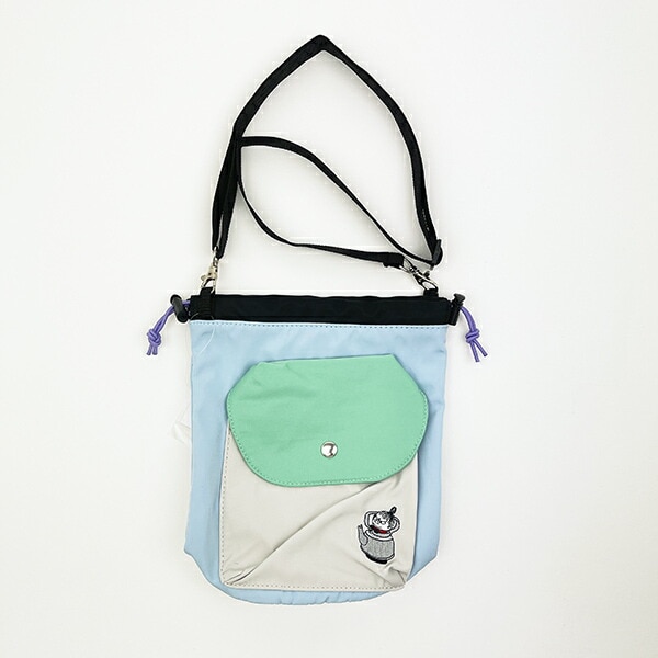 ムーミン リトルミイ マルチカラーミニバッグ (ブルー)