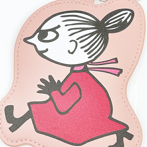 ムーミン リトルミイ リール付きダイカットパスケース ピンク 定期入れ MOOMIN