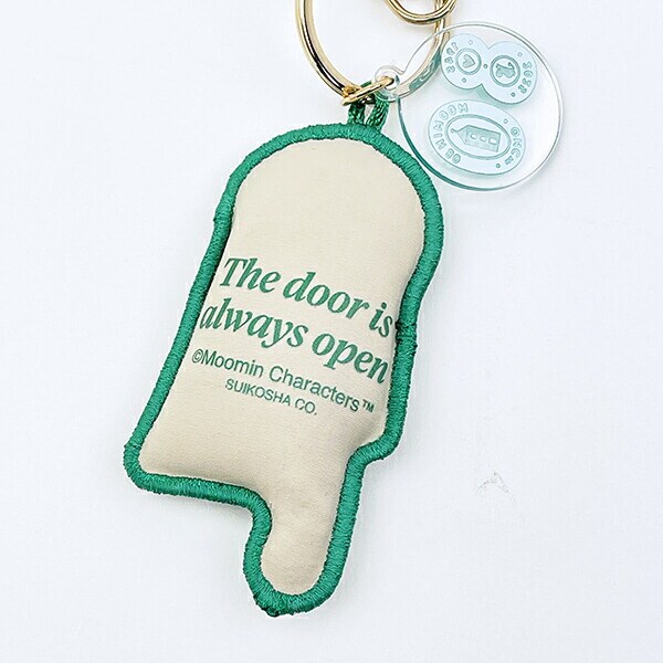 ムーミン 80th ぷっくりチャーム (グリーン) キーホルダー MOOMIN
