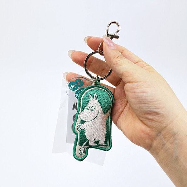 ムーミン 80th ぷっくりチャーム (グリーン) キーホルダー MOOMIN