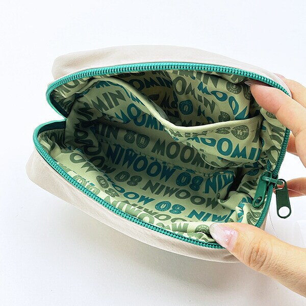 ムーミン 80th リバーシブルポーチ (グリーン) MOOMIN