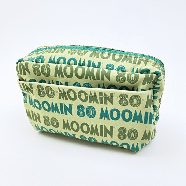ムーミン 80th リバーシブルポーチ (グリーン) MOOMIN