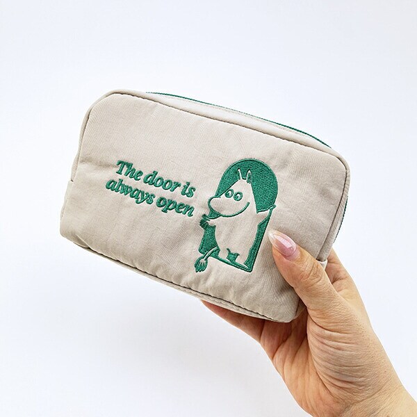 ムーミン 80th リバーシブルポーチ (グリーン) MOOMIN