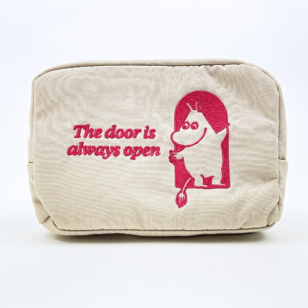 ムーミン 80th リバーシブルポーチ (ピンク) MOOMIN