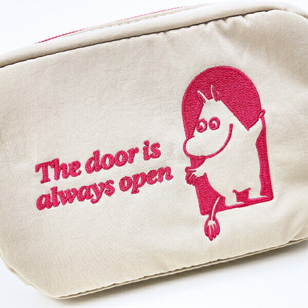 ムーミン 80th リバーシブルポーチ (ピンク) MOOMIN