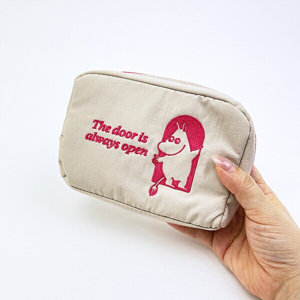 ムーミン 80th リバーシブルポーチ (ピンク) MOOMIN