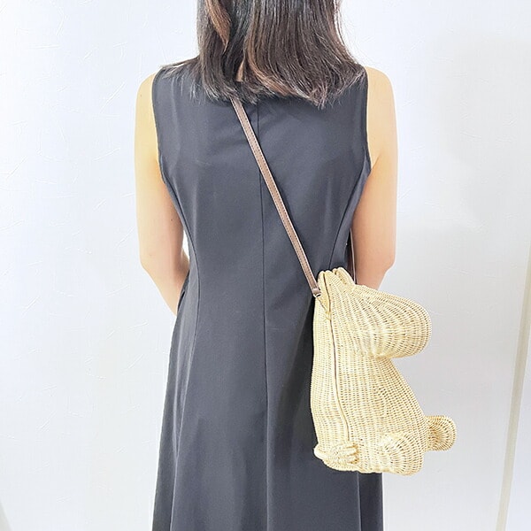 ムーミン ラタンバッグ 全身 ショルダーバッグ ACCOMMODE アコモデ MOOMIN