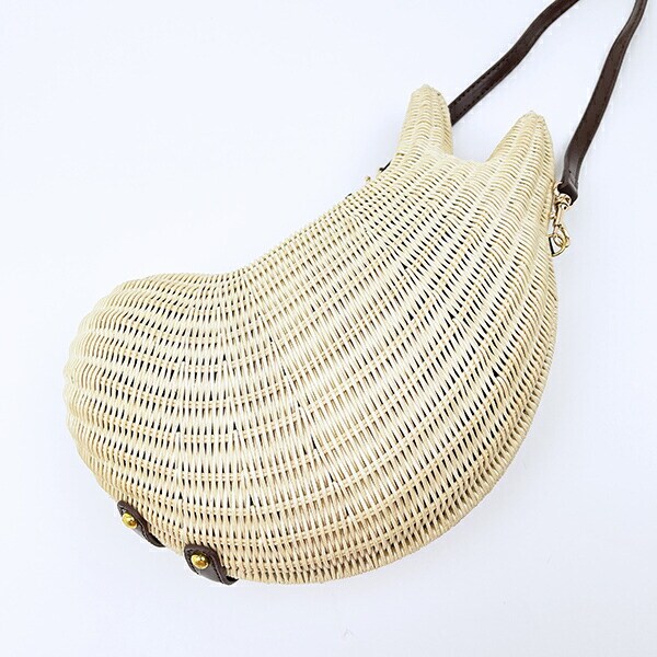 ムーミン ラタンバッグ フェイス ショルダーバッグ ACCOMMODE アコモデ MOOMIN