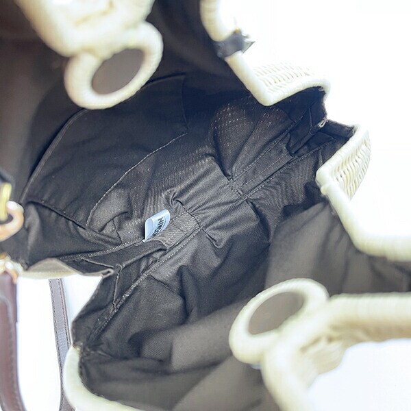 ムーミン ラタンバッグ フェイス ショルダーバッグ ACCOMMODE アコモデ MOOMIN