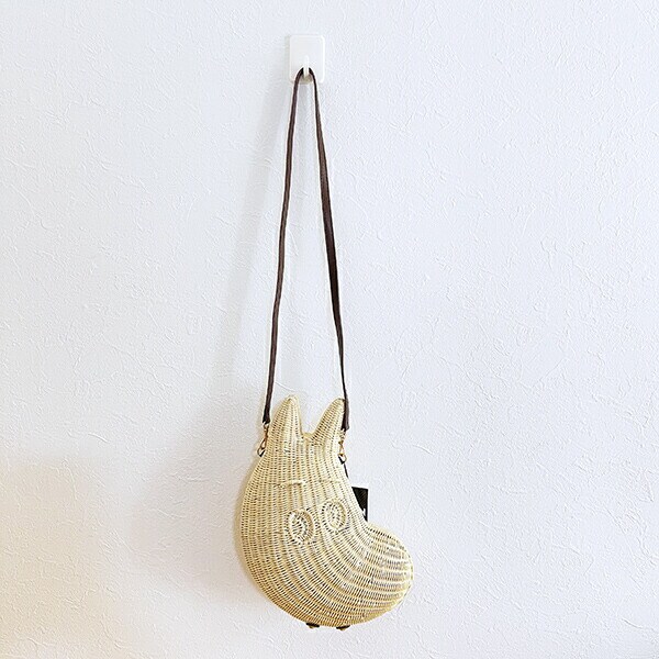 ムーミン ラタンバッグ フェイス ショルダーバッグ ACCOMMODE アコモデ MOOMIN