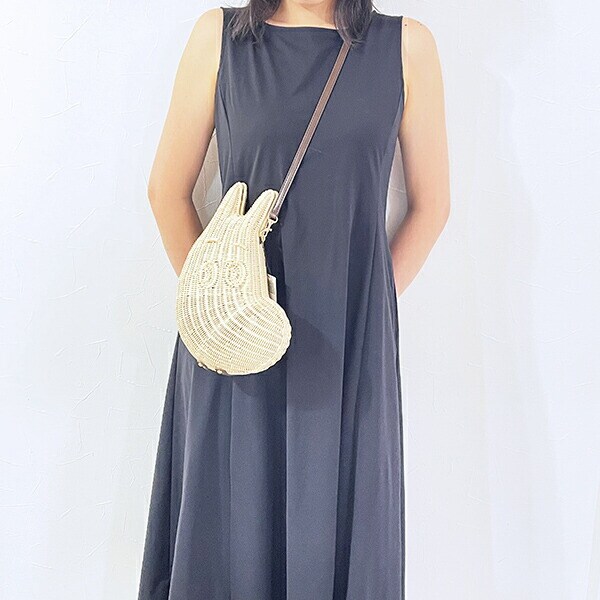 ムーミン ラタンバッグ フェイス ショルダーバッグ ACCOMMODE アコモデ MOOMIN