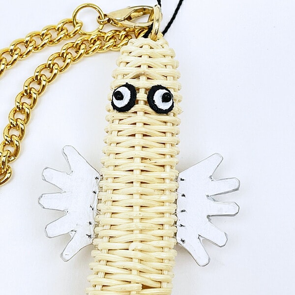 ムーミン ニョロニョロ ラタンチャーム キーホルダー MOOMIN