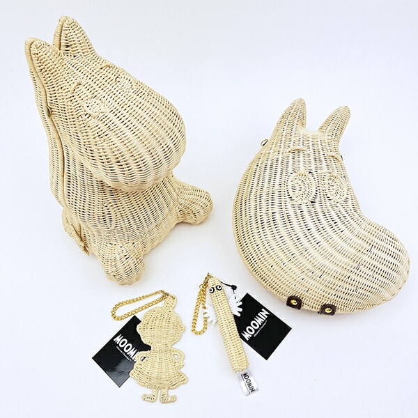 ムーミン ニョロニョロ ラタンチャーム キーホルダー MOOMIN