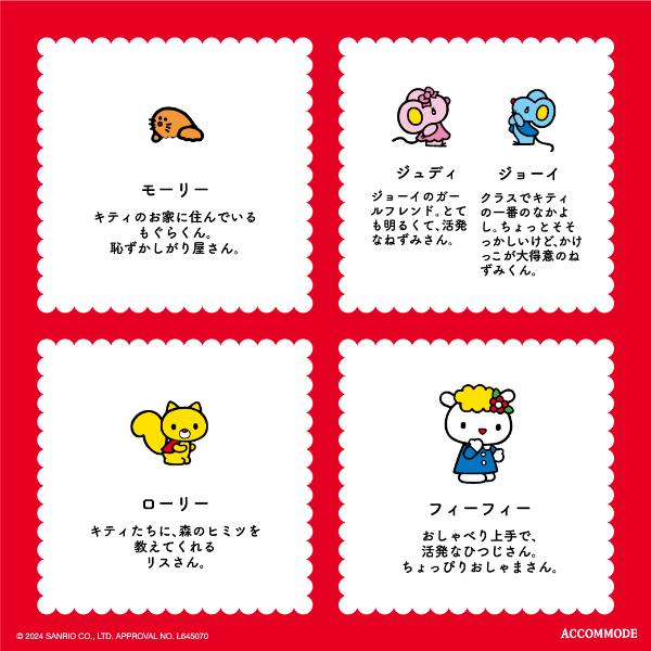 サンリオ ハローキティ アクセサリーポーチ（ブルー） 小物入れ Sanrio アコモデ