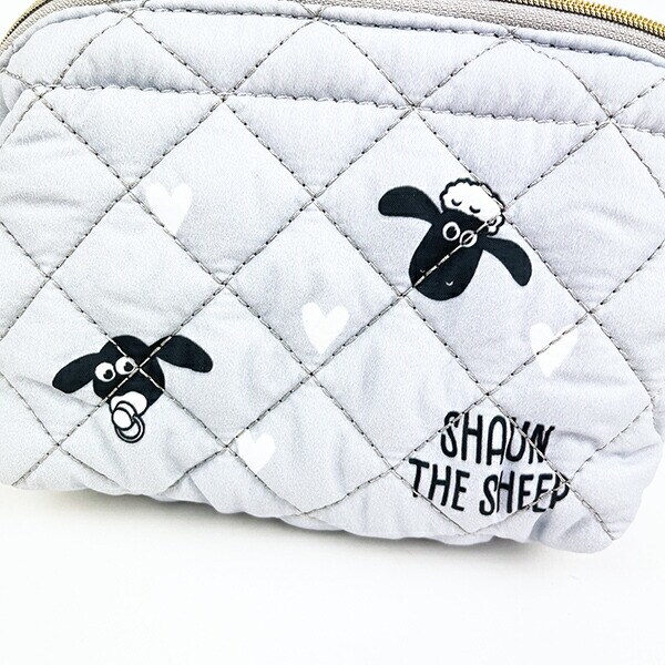 ひつじのショーン ワイヤーポーチ (グレー)