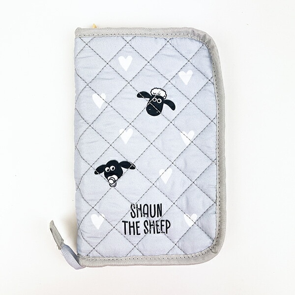 ひつじのショーン パスポートケース (グレー) 母子手帳ケース