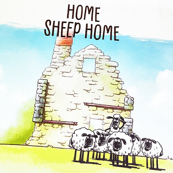 ひつじのショーン グラフィックトートバッグ アイボリー