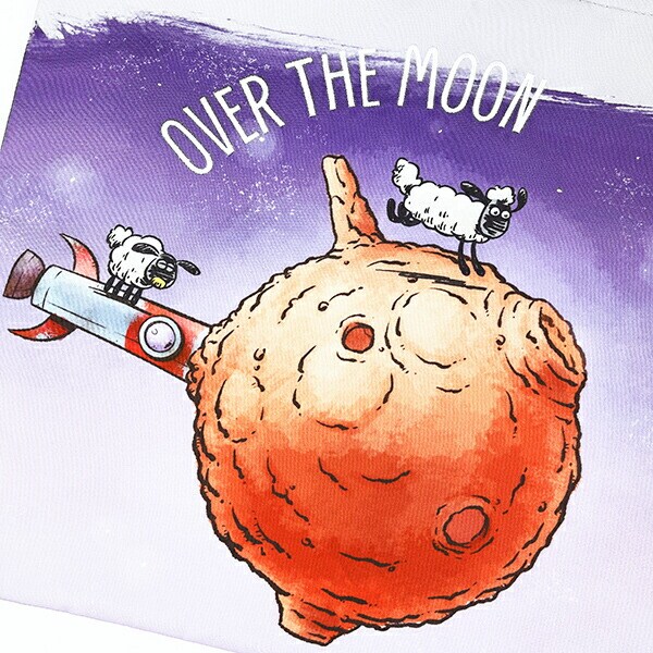 ひつじのショーン グラフィックトートバッグ パープル