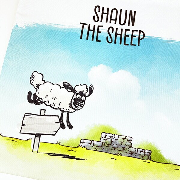 ひつじのショーン グラフィックトートバッグ ホワイト