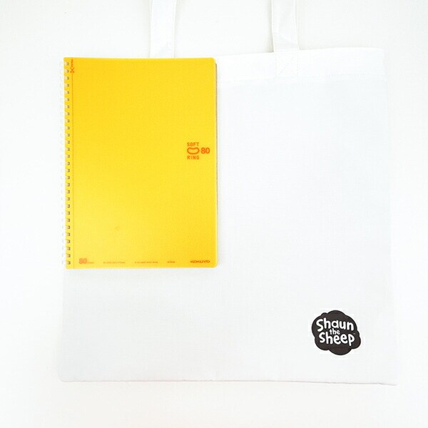 ひつじのショーン グラフィックトートバッグ ホワイト