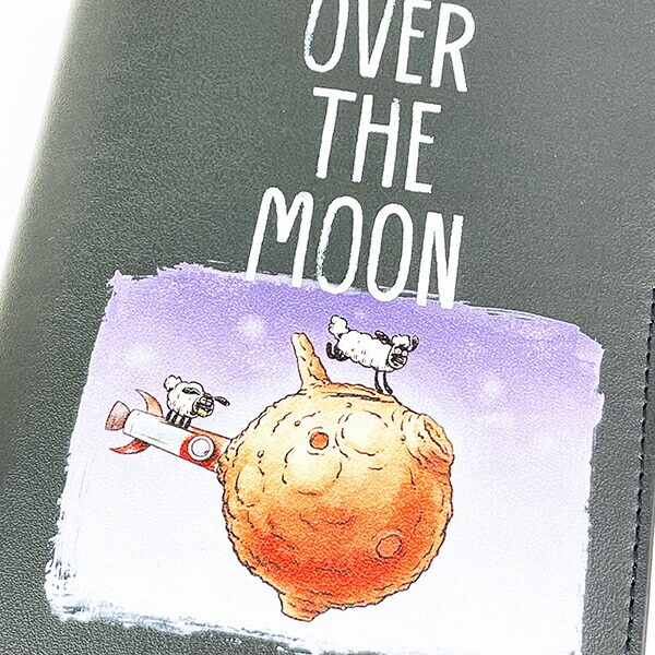 ひつじのショーン BOOK型ポーチ (ブラック)