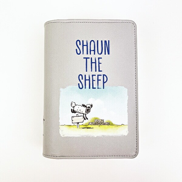 ひつじのショーン BOOK型ポーチ (グレー)