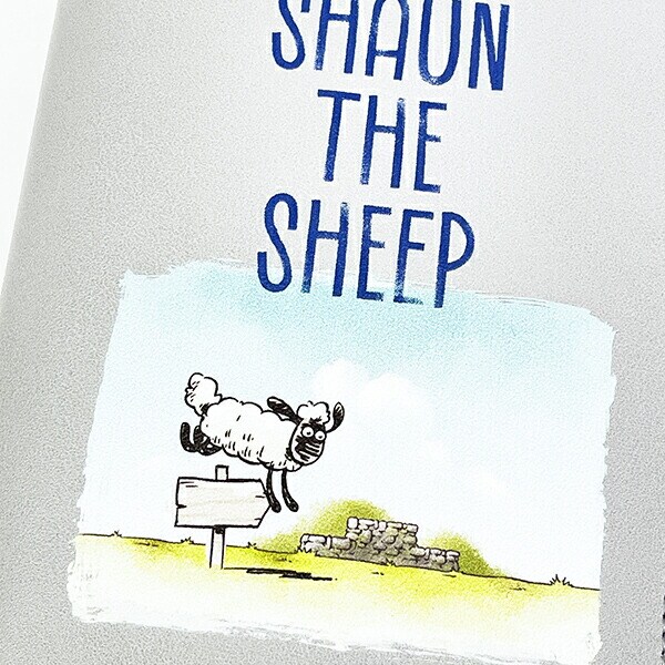 ひつじのショーン BOOK型ポーチ (グレー)