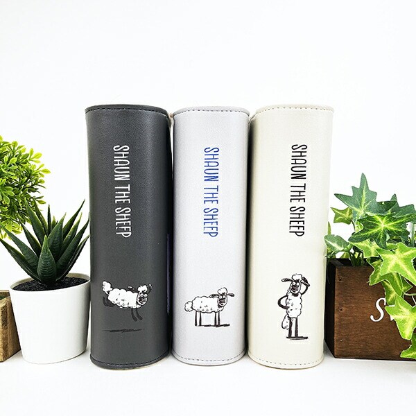 ひつじのショーン BOOK型ポーチ (アイボリー)