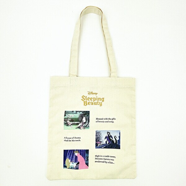ディズニー プリンセス 眠れる森の美女 オーロラ姫 ストーリートートバッグ アイボリー アコモデ ACCOMMODE