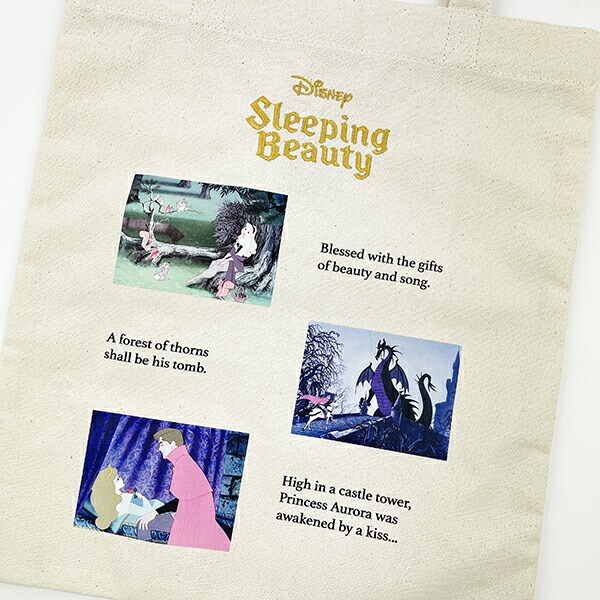 ディズニー プリンセス 眠れる森の美女 オーロラ姫 ストーリートートバッグ アイボリー アコモデ ACCOMMODE