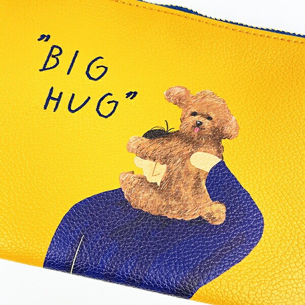 ACCOMMODE(アコモデ) エリクリン フラットポーチ イエロー