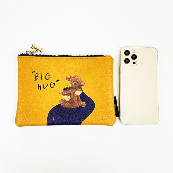 ACCOMMODE(アコモデ) エリクリン フラットポーチ イエロー