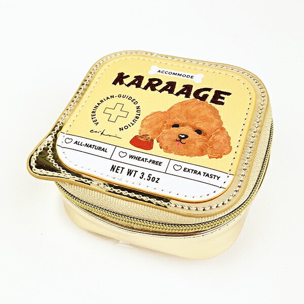 ACCOMMODE(アコモデ) エリクリン ドッグフードダイカットポーチ ゴールド