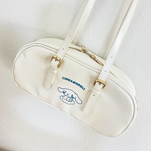 サンリオ シナモロール ワイドボストンバッグ 推し活 シナモン Sanrio