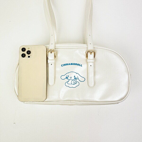 サンリオ シナモロール ワイドボストンバッグ 推し活 シナモン Sanrio
