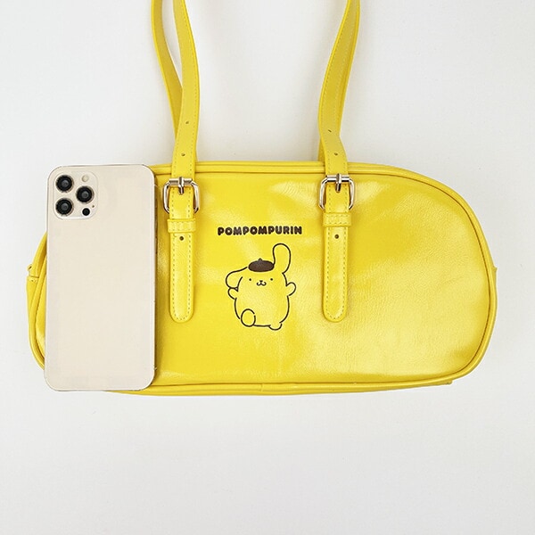 サンリオ ポムポムプリン ワイドボストンバッグ 推し活 Sanrio