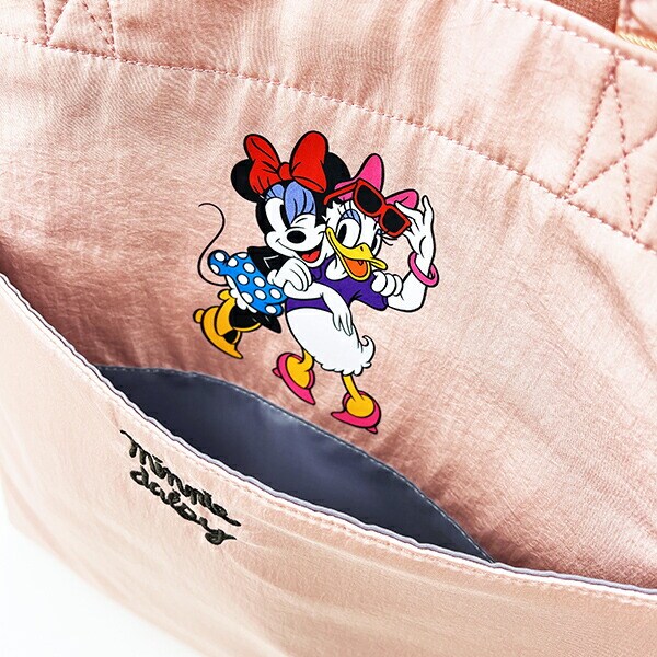 ディズニー ミニー＆デイジー ホビーポケットトートバッグ ピンク ACCOMMODE アコモデ Disney