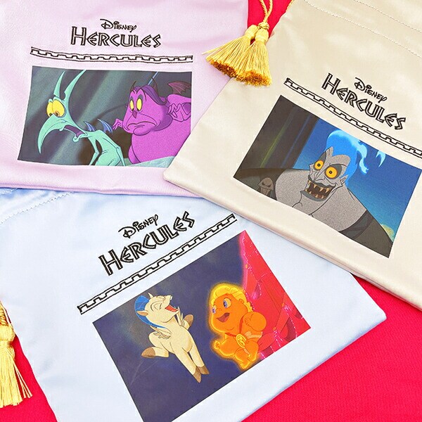 ディズニー ヘラクレス ペイン＆パニック グラフィック巾着 ACCOMMODE アコモデ Disney