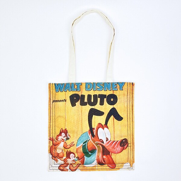 ディズニー プルート ポスターアートトートバッグ ブラウン ACCOMMODE アコモデ Disney