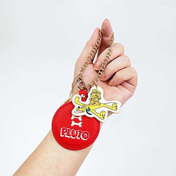 ディズニー プルート ミラーチャーム レッド ACCOMMODE  アコモデ Disney