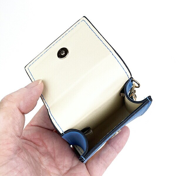 ACCOMMODE (アコモデ) 喫茶 キッサマッチバコ ポーチチャーム (ブルー)