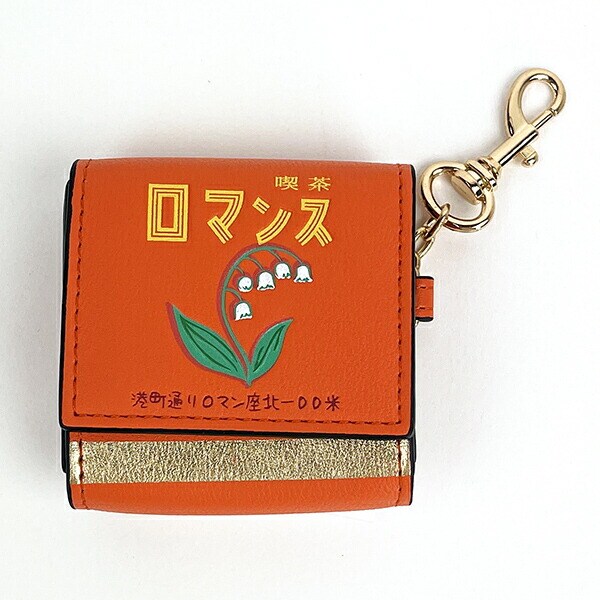 ACCOMMODE (アコモデ) 喫茶 キッサマッチバコ ポーチチャーム (オレンジ)