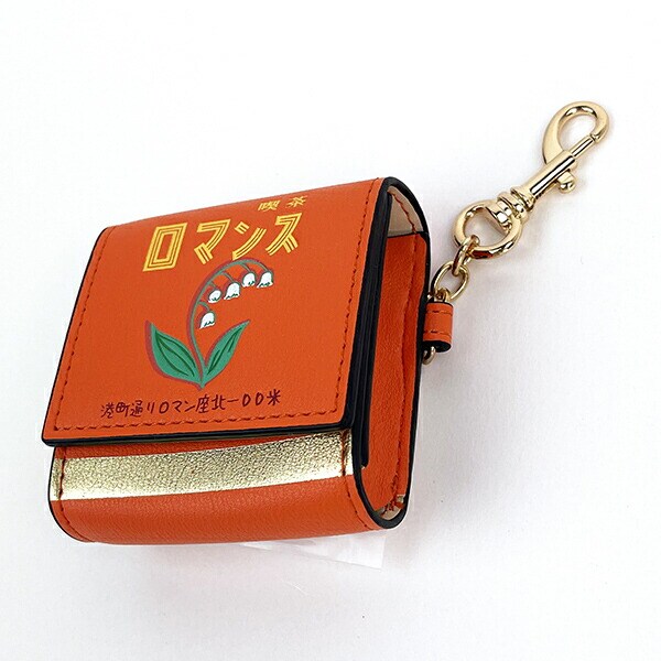 ACCOMMODE (アコモデ) 喫茶 キッサマッチバコ ポーチチャーム (オレンジ)