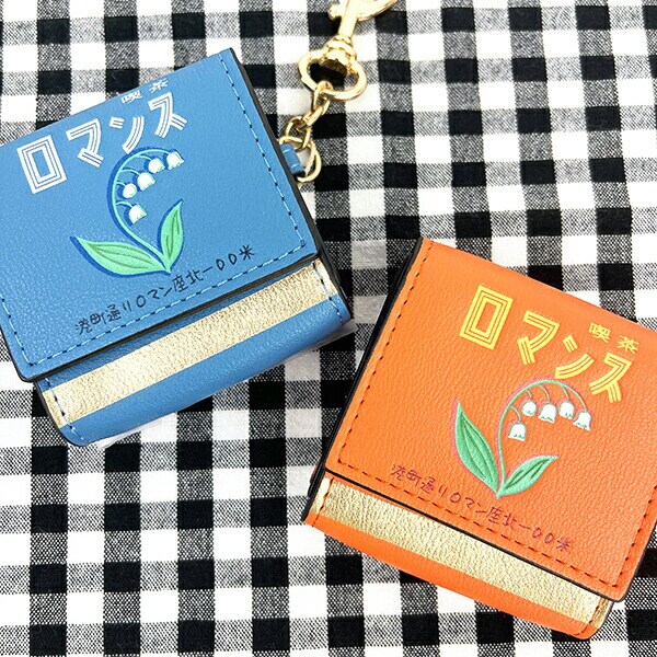 ACCOMMODE (アコモデ) 喫茶 キッサマッチバコ ポーチチャーム (オレンジ)