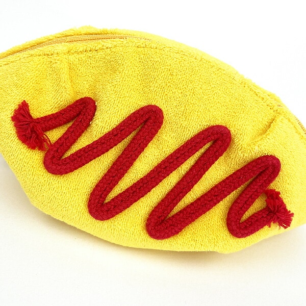 ACCOMMODE (アコモデ) 喫茶 オムライス ポーチ (イエロー)