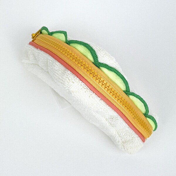 ACCOMMODE (アコモデ) 喫茶 サンドイッチ ポーチ (アイボリー)