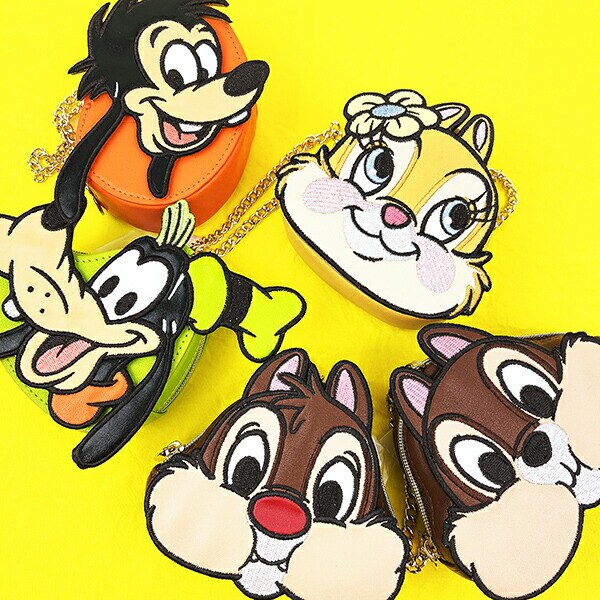 ディズニー チップ ダイカットポーチチャーム ACCOMMODE アコモデ Disney