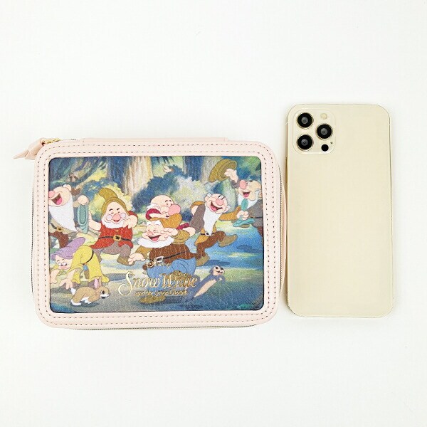 ディズニー プリンセス 白雪姫 スクエアポーチ ライトピンク Disney アコモデ ACCOMMODE