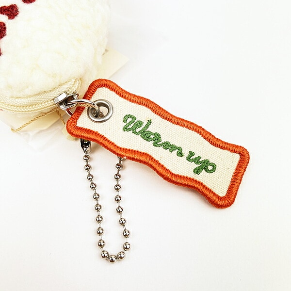 ACCOMMODE(アコモデ) ハートボールポーチ アイボリー