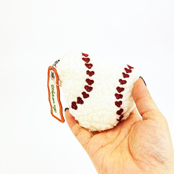 ACCOMMODE(アコモデ) ハートボールポーチ アイボリー